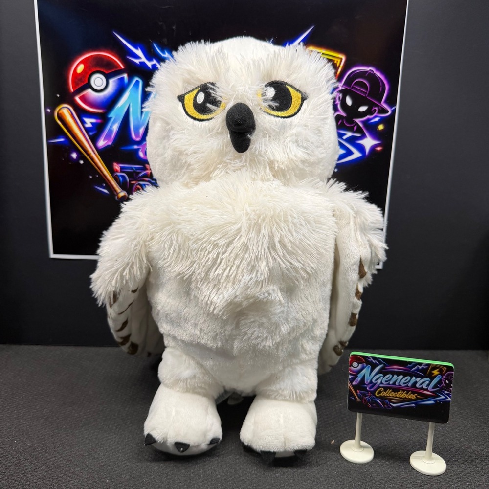 Build-A-Bear Harry Potter Hedwig Snowy Owl Plush Wizarding World 12 inch 029478
